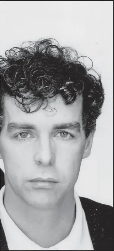  ??  ?? Chris Lowe, far left, and Neil Tennant in their early days as electro-pop duo the Pet Shop Boys