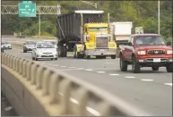  ?? Brian A. Pounds / Hearst Connecticu­t Media ?? Traffic on Route 8 crosses the Commodore Hull Bridge over the Housatonic River between Derby and Shelton.