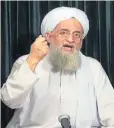  ?? AFP ?? Al-Qaeda leader Ayman al-Zawahiri allegedly ordered terrorist rampage.