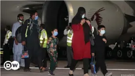  ??  ?? Some 200 passengers were on the flight from Kabul to Doha on Thursday