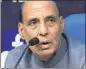  ??  ?? Home minister Rajnath Singh