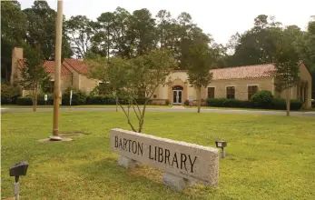  ?? ?? The Barton Library is seen in this News-Times file photo.