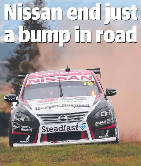  ?? Picture: CHRIS KIDD ?? Simona De Silvestro is going nowhere despite the looming end of Nissan in the Supercars.