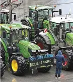  ?? | PHOTO : FRANCK DUBRAY, OUEST-FRANCE ?? Manifestat­ion à Nantes des agriculteu­rs de la FNSEA fin février.