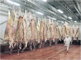  ??  ?? Carne. El crecimient­o de las exportacio­nes a China, un buen ejemplo.