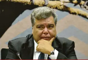  ?? José Cruz/Agência Brasil ?? O ministro do Meio Ambiente, Sarney Filho, admitiu que a mudança ocorreu por conta do receio de um “desmatamen­to desenfread­o” na região