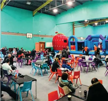  ??  ?? ● Inflata Town is based at Stanley High School in Southport