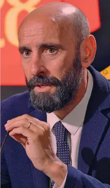  ?? LAPRESSE ?? Monchi, 49 anni, d.s. della Roma dall’aprile del 2017