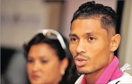  ?? Picture: BHEKI RADEBE ?? DREAMER TO DOER: South Africa’s Olympic 400m champion Wayde van Niekerk yesterday donated a patient management solution.