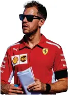  ?? FERRARI SPA ?? Sebastian Vettel masih puas meski gagal menang di balapan terakhir paruh musim pertama