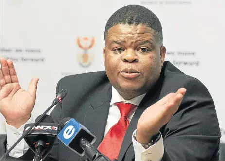  ?? /Trevor Samson ?? Still waiting: Minister of Energy David Mahlobo is reported to have sent back Eskom’s latest work on the energy plan, which indicates that nuclear is not required. The plan was sent back to the power utility so that the minister’s team of nuclear...