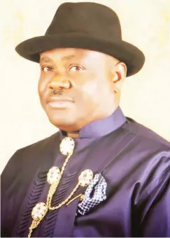  ??  ?? Governor Neysom Wike