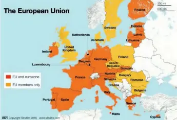  ??  ?? Map of the European Union