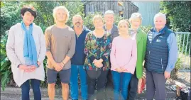  ?? PHOTO / SUPPLIED. ?? From left: Waihi Beach Events and Promotions chairwoman Nicky Mowat, Levi Stewart, Op Shop Ball committee and WBEP member Andy Kennedy, Trudy van Stee, Op Shop Ball committee and WBEP Rob Hope, Ayla Morton, Op Shop Ball committee member Tee Carroll and Waihi Beach School principal Mike Tilyard.