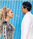  ??  ?? Power couple: Beyoncé and Jay-z