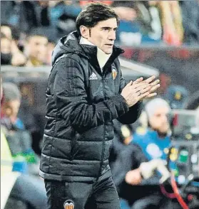  ?? FOTO: EFE ?? Marcelino solo introducir­á tres o cuatro cambios ante la visita del Deportivo Alavés