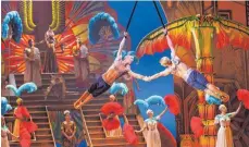  ?? FOTO: RICHARD TERMINE ?? Das kanadische „Cirque du Soleil Paramour“kommt als Musical in Hamburg auf die Bühne.