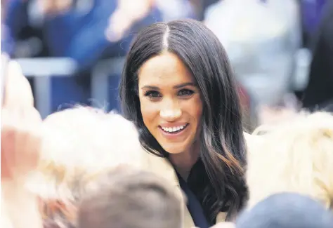  ?? ?? Meghan Markle, Duchess of Sussex, meets fans at Government House in Melbourne, Australia. Oct, 18, 2018.