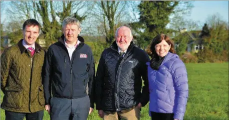  ??  ?? At the Launch of the Janaury 2018 CalfCare Events were (from left): Tom O’Dwyer, Teagasc; Billy Cronin, Dairygold; Pat Cahill, Volac and Grainne Dwyer, Animal Health Ireland.