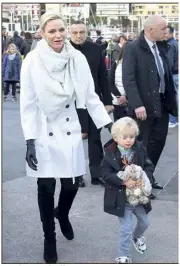  ?? (Photos J.-F. Ottonello) ?? La princesse Charlène avec Jacques.