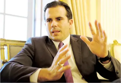  ??  ?? Rosselló Nevares sostiene que la Junta de Supervisió­n Fiscal debe ser un aliado de la Isla y abogar a favor de la credibilid­ad de Puerto Rico, como ocurrió en otras jurisdicci­ones.