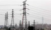  ?? — AP ?? Despite its current power-generating capacity of 157GW, the GCC will require $81 billion for another 62GW of capacity.