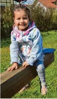  ?? Fotos: Bronnhuber ?? Da grinst sie übers ganze Gesicht: Isabel (2) liebt die Wippe.