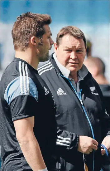  ?? Photo: REUTERS ?? All Black captain Richie McCaw is no longer a young lion. Would coach Steven Hansen be willing to drop him for a crucial World Cup match?