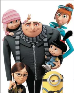  ??  ?? Despicable Me 3 stretches our affection for Gru, Lucy and their dysfunctio­nal clan past breaking point.