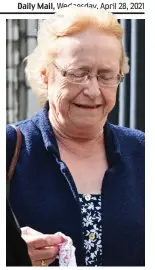  ??  ?? Widow: Anne McCann arrives at the Belfast court yesterday