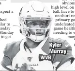  ??  ?? Kyler Murray