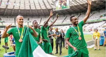  ??  ?? The new shift in Nigeria’s sports developmen­t is expected to lift the country from the lone bronze medal won by the football team at the 2016 Olympics to many medals at internatio­nal meets.