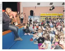  ??  ?? Festival dječje knjige Budućnost knjige ostaje na djeci kojoj je posvećen i jučer u Puli otvoren Festival dječje knjige Monte Librić