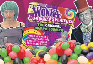 ?? ?? FUN: Kirsty Paterson will appear at the Willy Wonka Clubbing Experience in Dundee.