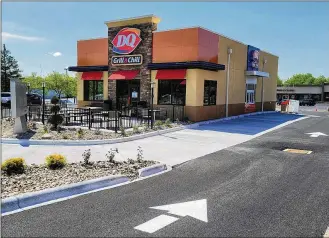 ?? NICK GRAHAM / STAFF ?? The Middletown Dairy Queen, 4770 Roosevelt Blvd., will open Saturday, said franchisee Piyush Patel. He said the restaurant will include a drive-thru, patio and inside dining.