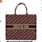  ??  ?? DIOR BOOK TOTE $3,000