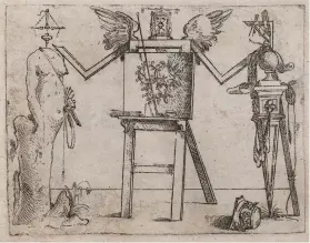  ??  ?? Etching by Giovanni Battista Bracelli from Bizzarie di varie Figure, 1624