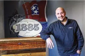  ?? STAFF PHOTO BY C.B. SCHMELTER ?? Owner Miguel de Jesus poses in 1885 Grill on Tuesday in Ooltewah.