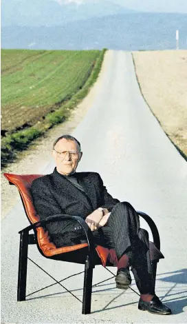  ??  ?? Ingvar Kamprad auf einem Bild von 2006. Der gebürtige Schwede gründete das Unternehme­n Ikea 1943, da war er gerade einmal 17.