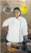  ??  ?? Being a woman chef in a male-dominated world has taught me to work harder VANIE PADAYACHEE CHEF