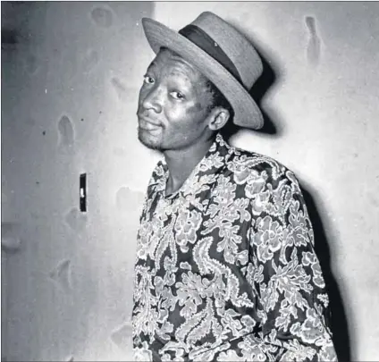  ??  ?? Sophiatown style: On the 50th anniversar­y of Can Themba’s death his play The Suit is being performed at the Market Theatre. Photo: Baileys African History Archives/Africa Media Online