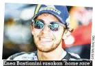  ?? G N I C A R I N S E R G ?? Enea Bastianini rasakan ‘ home race’ kala Gresini Racing balapan di Indonesia