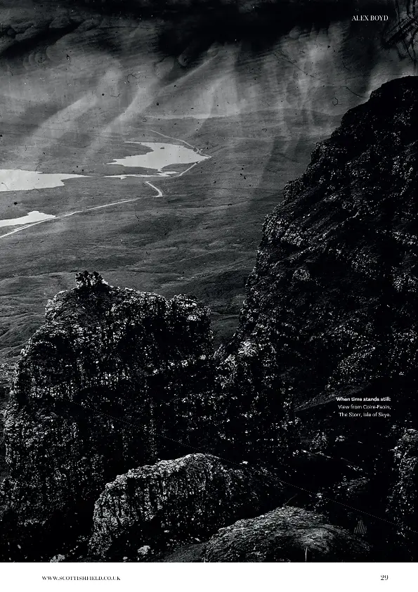  ?? ?? When time stands still: View from Coire Faoin, The Storr, Isle of Skye.