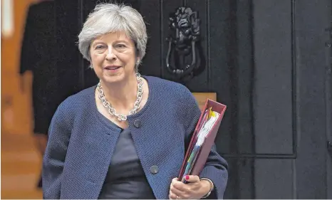  ?? FOTO: AFP ?? Fordert Kompromiss­bereitscha­ft: Großbritan­niens Premiermin­isterin Theresa May.