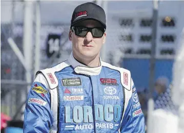  ?? TERRY RENNA/THE ASSOCIATED PRESS ?? Ontario native D.J. Kennington, seen before qualifiers last week in Daytona Beach, Fla., placed 36th at the Daytona 500 on Sunday.