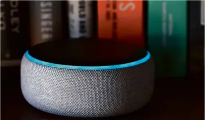  ?? JONATHAN BARAN/WASHINGTON POST/FILE ?? Amazon’s Alexa has mastered an Irish-accented English with the aid of artificial intelligen­ce.