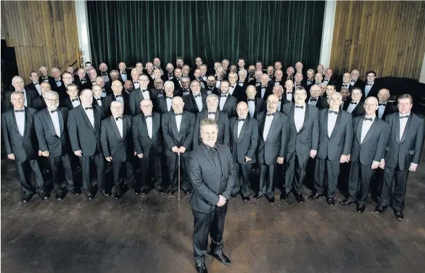  ??  ?? Treorchy Male Choir will represent Wales when it leads the centenary commemorat­ions of the Battle of Mametz Wood in France