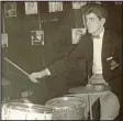  ??  ?? Drummer boy: Ronnie in 1960