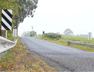  ??  ?? Works were undertaken last week to repair a section of Hazeldean Rd over culverts in Bear Creek at Ellinbank.