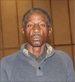  ?? Photo: File ?? No hope… Murder convict Jan Moses Uamunika.